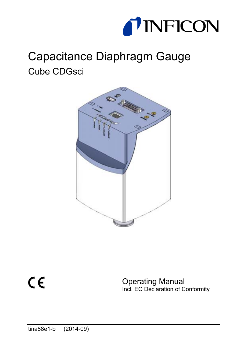INFICON Cube CDGsci User Manual | 48 pages