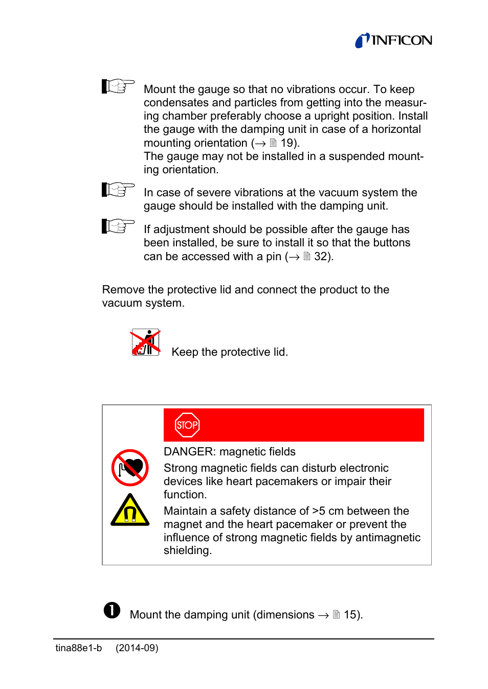 INFICON Cube CDGsci User Manual | Page 19 / 48