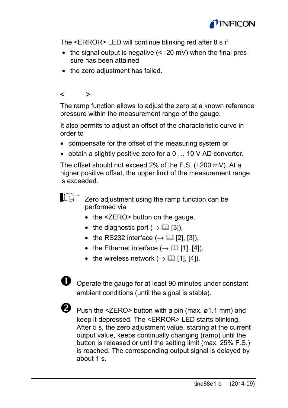 INFICON Cube CDGsci User Manual | Page 34 / 48