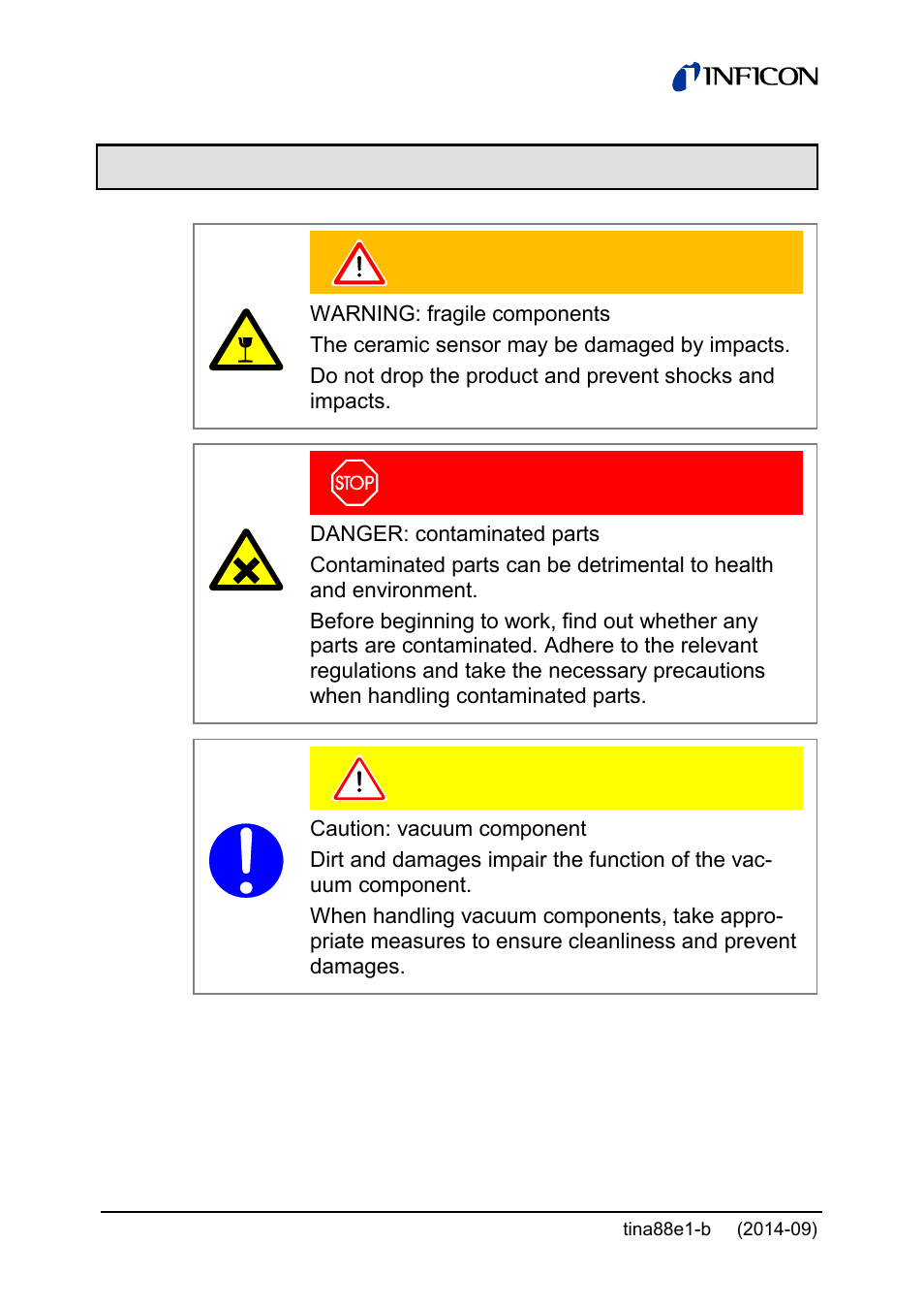 5 deinstallation | INFICON Cube CDGsci User Manual | Page 40 / 48