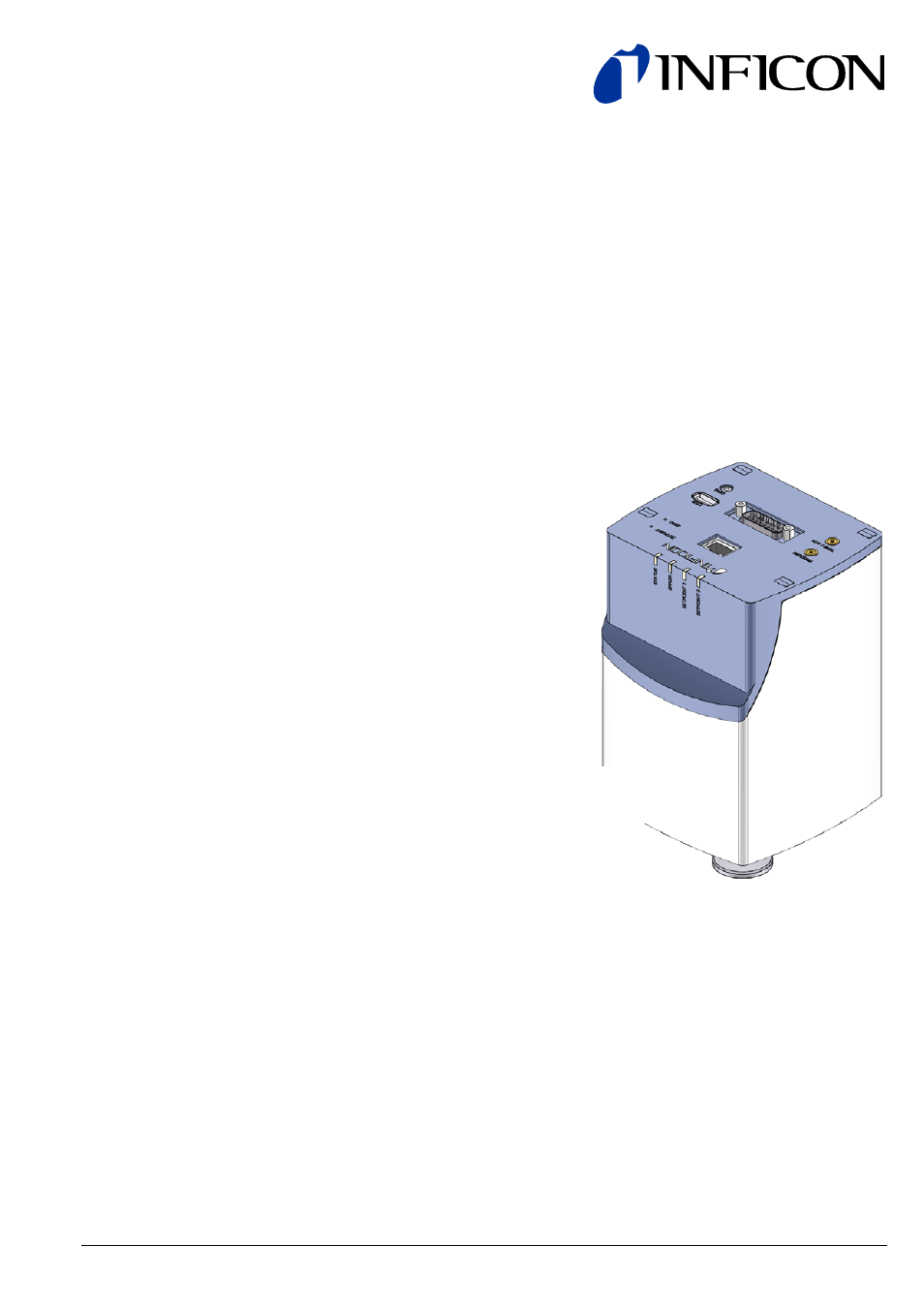 INFICON Cube CDGsci (RS232C) User Manual | 14 pages