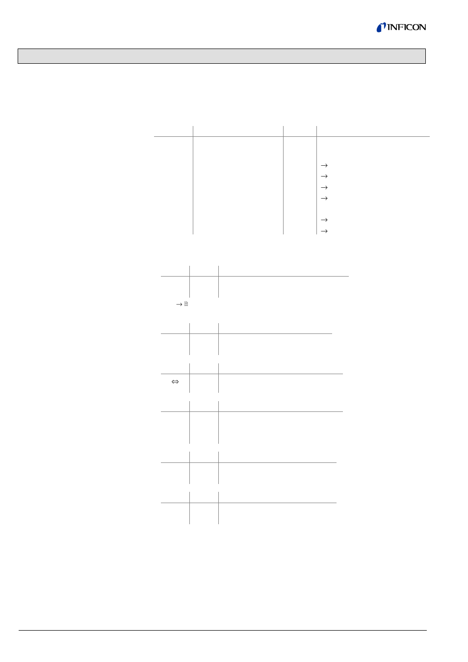 1 interface protocol, 1 send string | INFICON Cube CDGsci (RS232C) User Manual | Page 4 / 14
