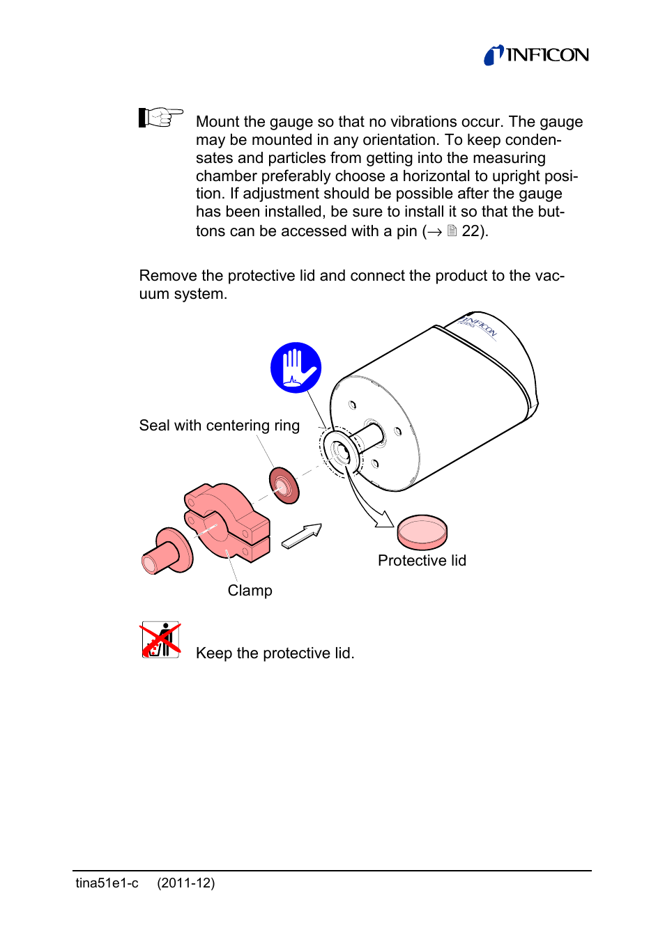 INFICON SKY CDG045D 0.05 ... 1000Torr / mbar User Manual | Page 17 / 40