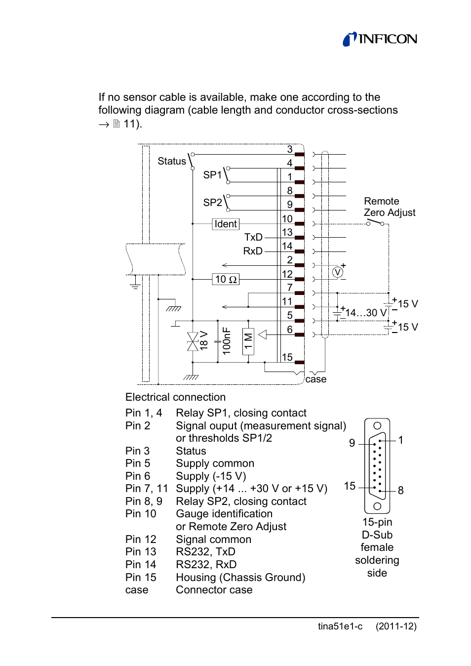 INFICON SKY CDG045D 0.05 ... 1000Torr / mbar User Manual | Page 20 / 40