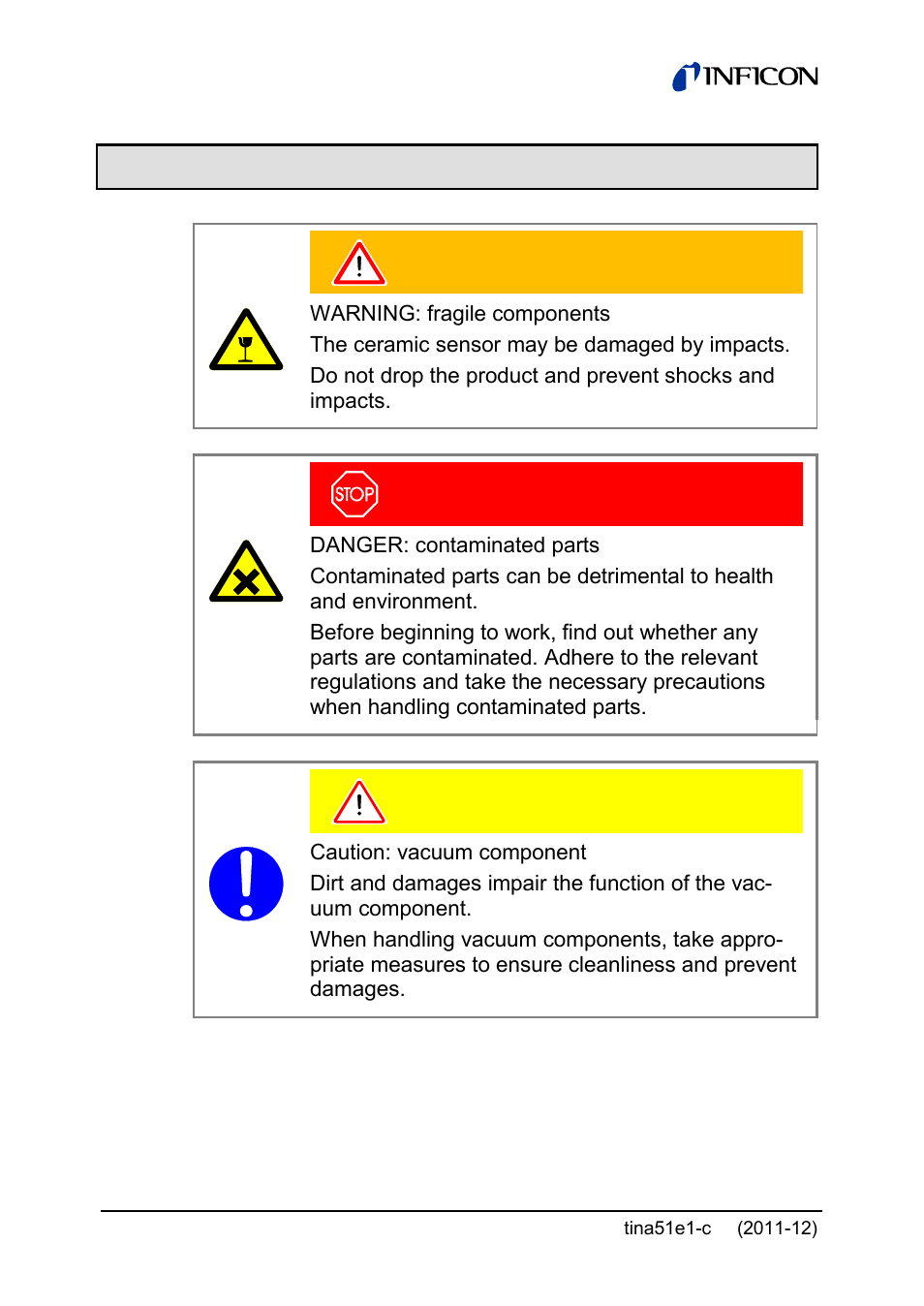 5 deinstallation | INFICON SKY CDG045D 0.05 ... 1000Torr / mbar User Manual | Page 32 / 40
