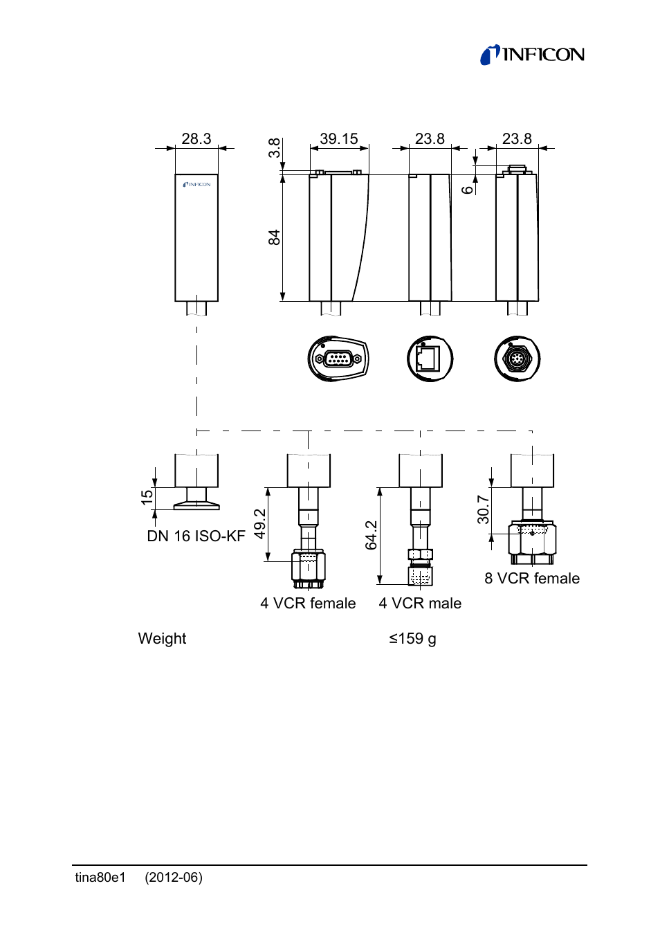 INFICON Porter CDG020D 10 ... 1000 Torr / mbar User Manual | Page 11 / 28