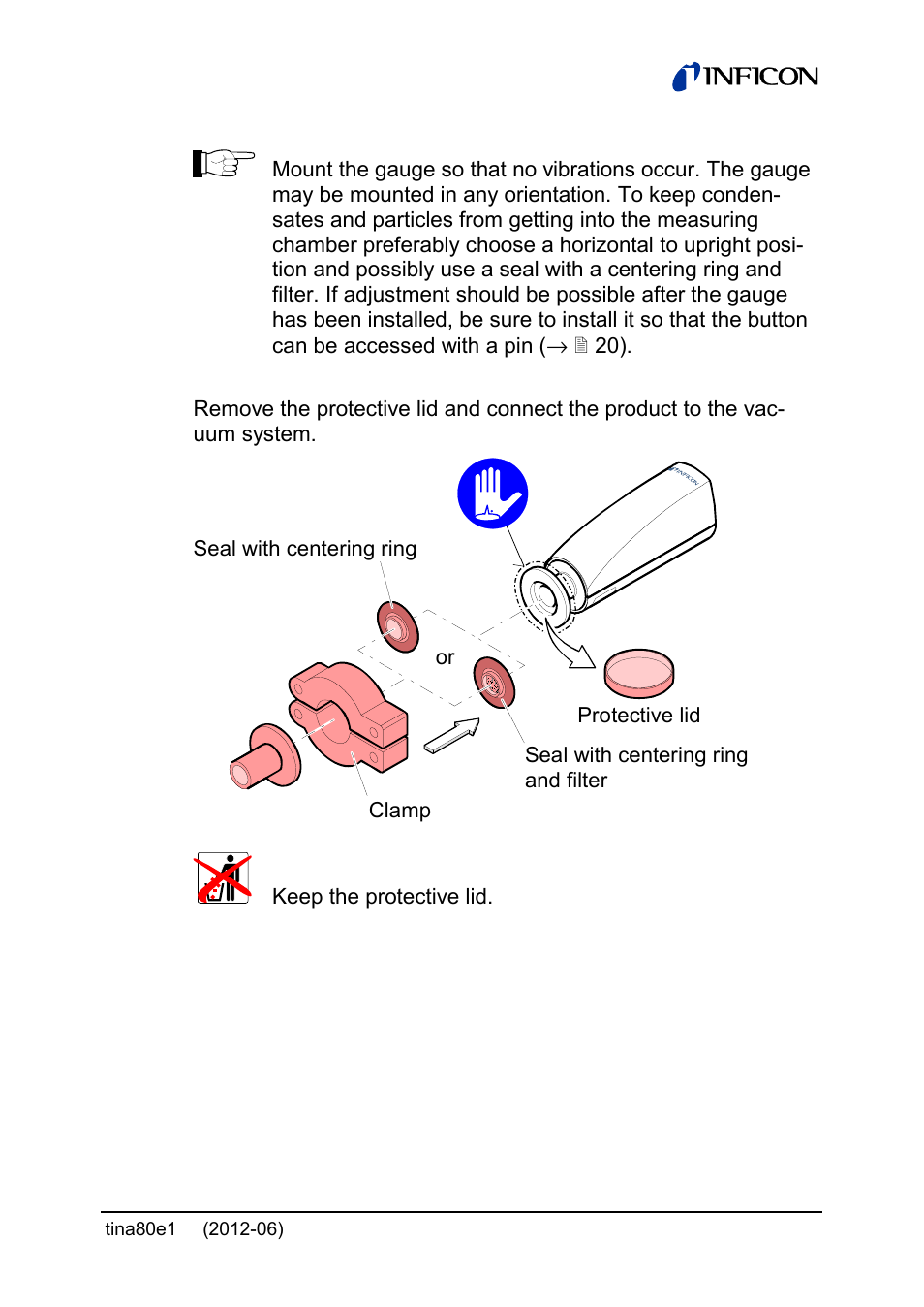 INFICON Porter CDG020D 10 ... 1000 Torr / mbar User Manual | Page 15 / 28