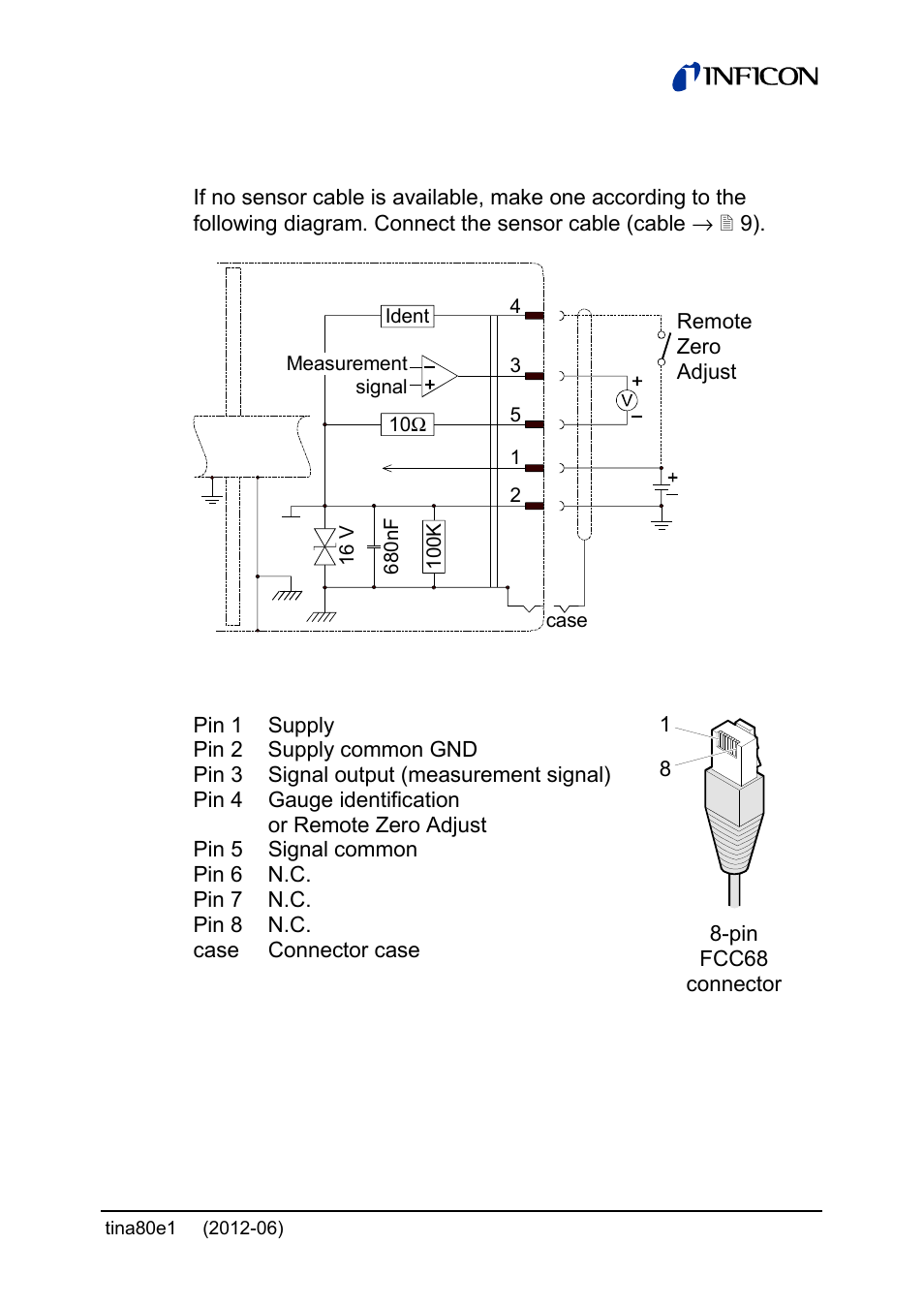INFICON Porter CDG020D 10 ... 1000 Torr / mbar User Manual | Page 17 / 28