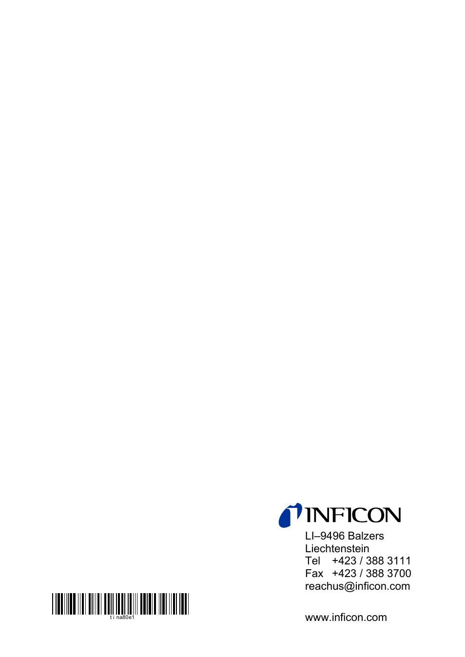 INFICON Porter CDG020D 10 ... 1000 Torr / mbar User Manual | Page 28 / 28