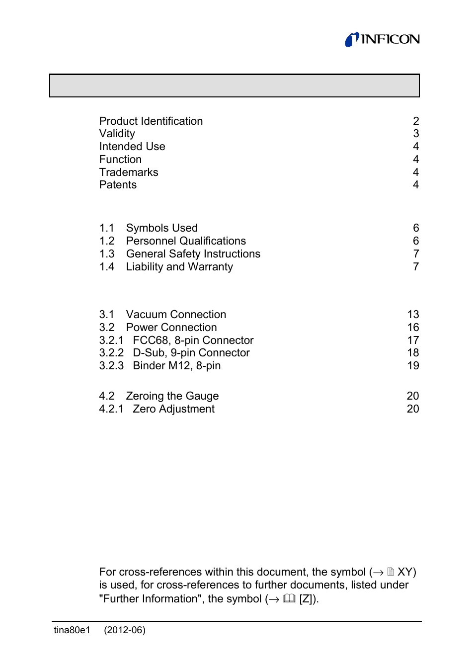 INFICON Porter CDG020D 10 ... 1000 Torr / mbar User Manual | Page 5 / 28