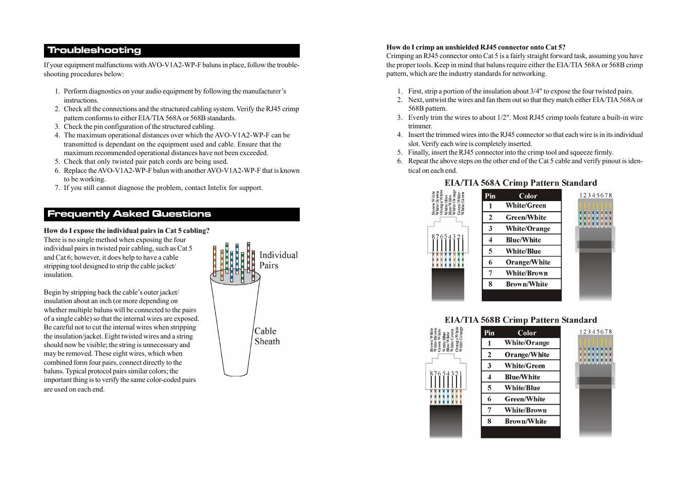 Intelix AVO-V1A2-WP-F User Manual | Page 2 / 2