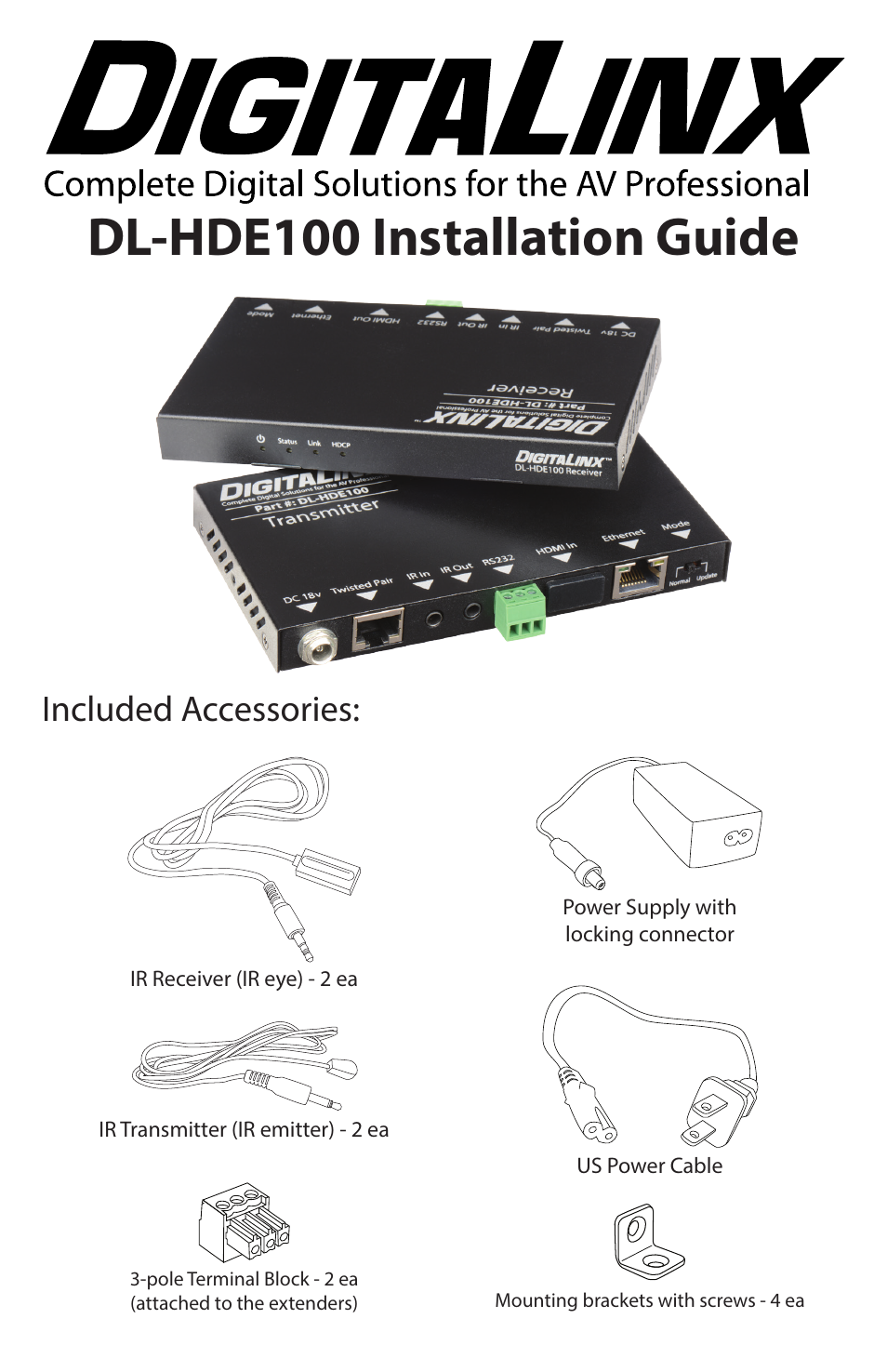Intelix DL-HDE100 User Manual | 4 pages