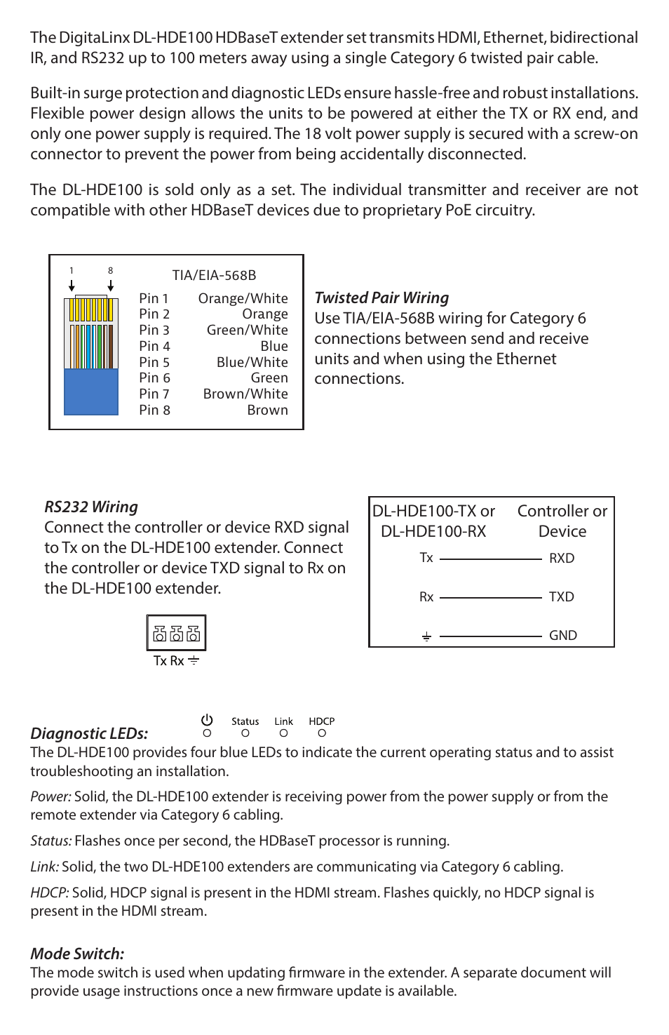 Intelix DL-HDE100 User Manual | Page 2 / 4