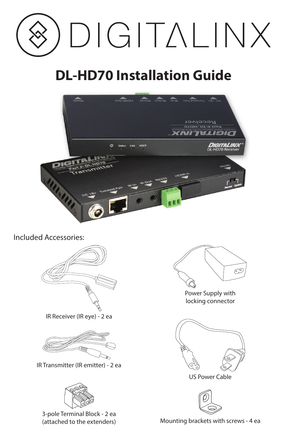 Intelix DL-HD70 User Manual | 4 pages