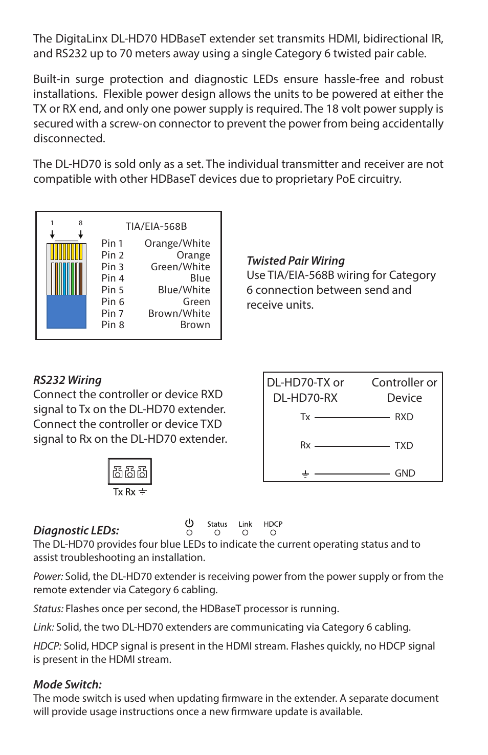 Intelix DL-HD70 User Manual | Page 2 / 4