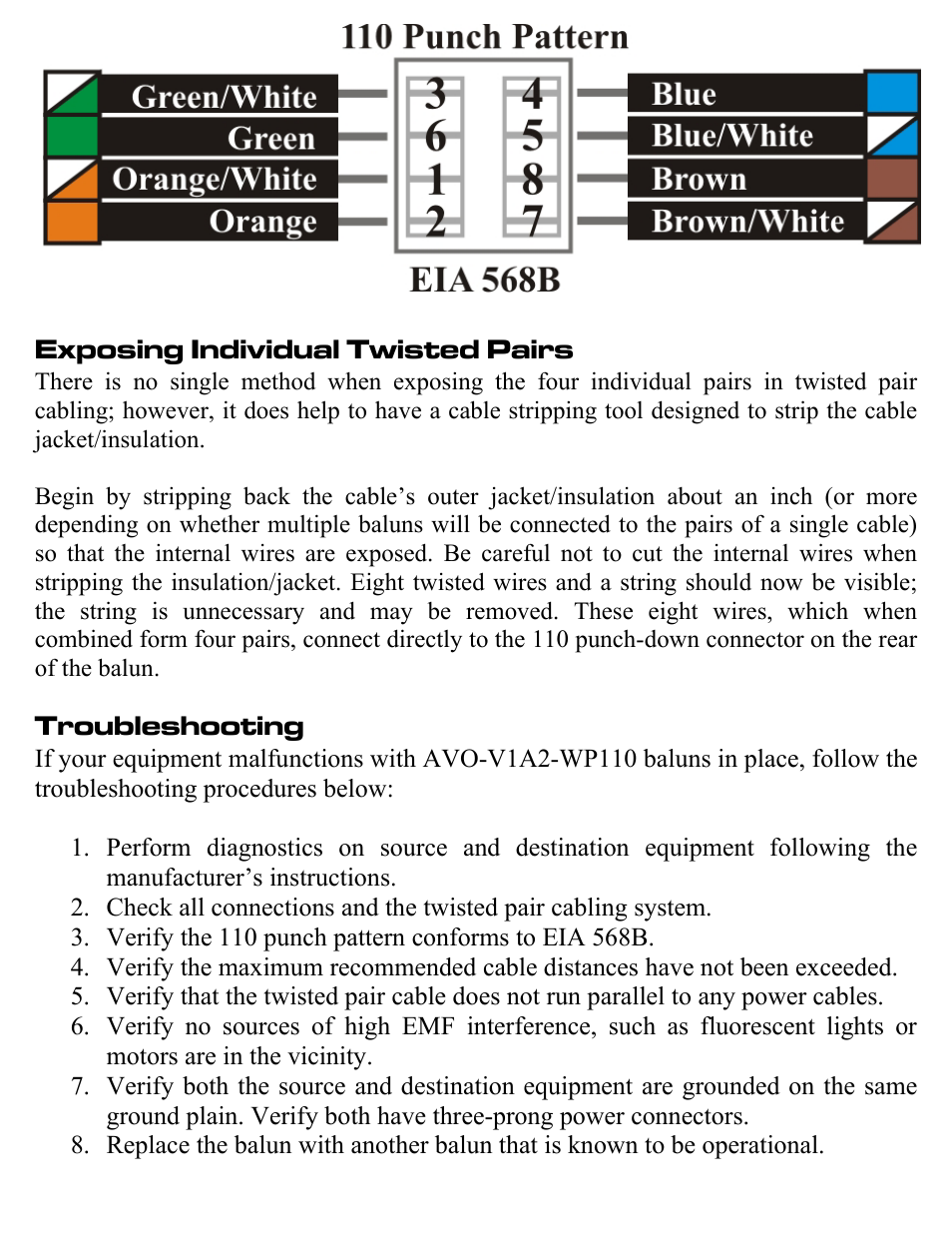 Intelix AVO-V1A2-WP110 User Manual | Page 3 / 4