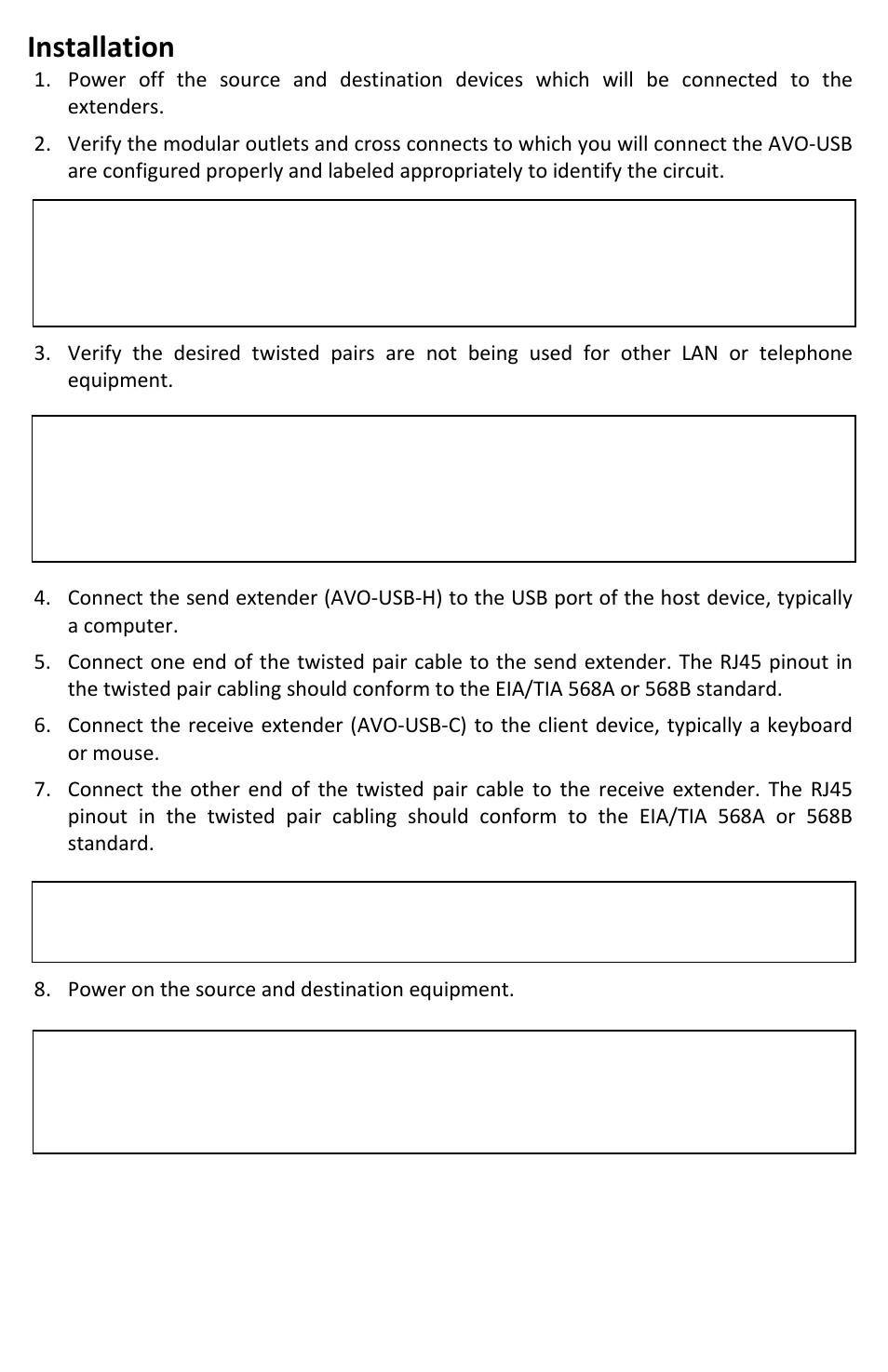 Installation | Intelix AVO-USB User Manual | Page 2 / 4