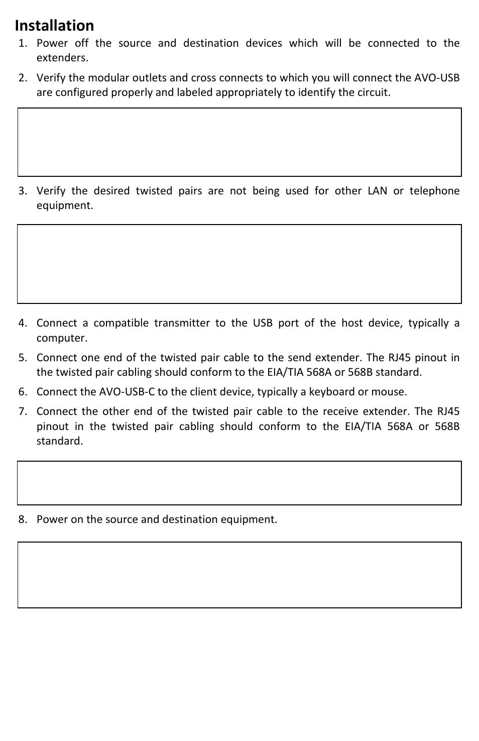 Installation | Intelix AVO-USB-C User Manual | Page 2 / 4