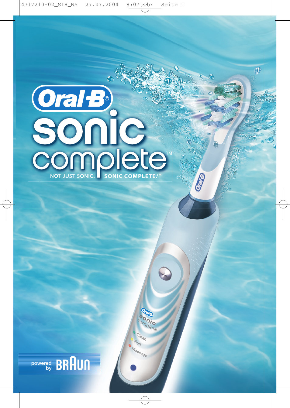 Braun Sonic Complete none User Manual | 37 pages