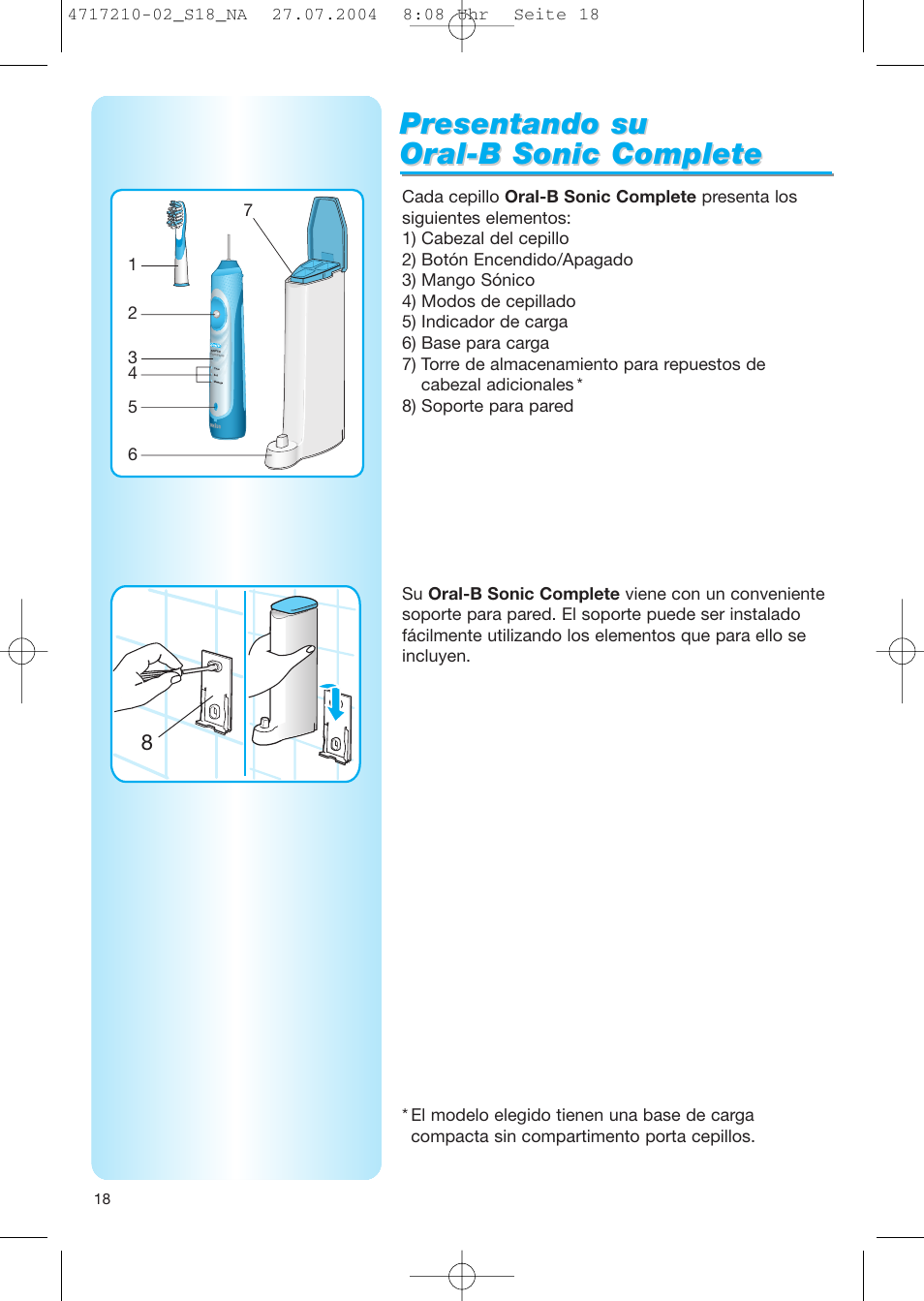 Braun Sonic Complete none User Manual | Page 17 / 37