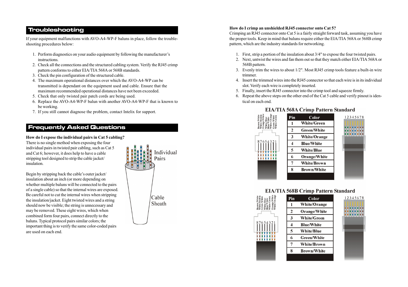 Intelix AVO-A4-WP-F User Manual | Page 2 / 2