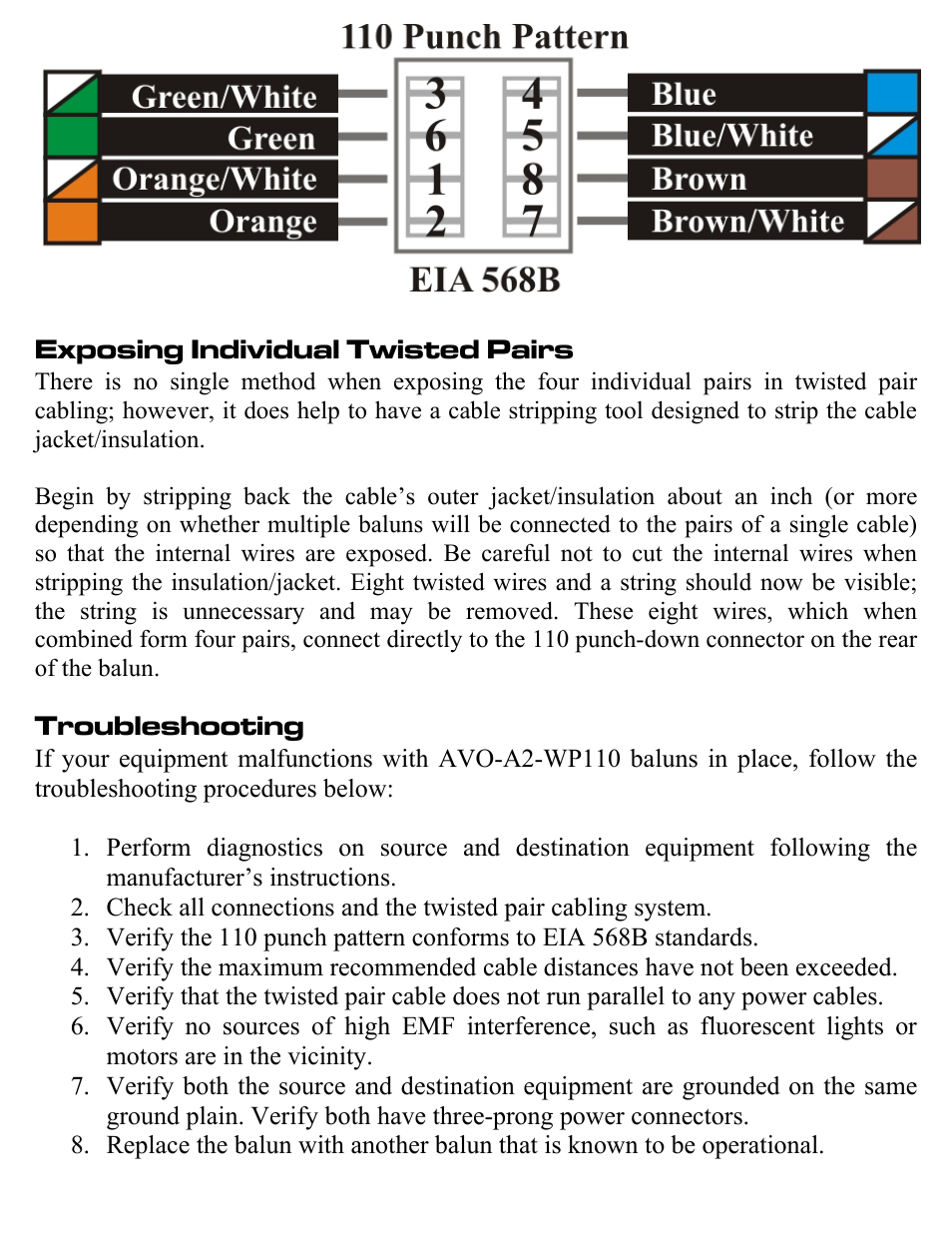 Intelix AVO-A2-WP110 User Manual | Page 3 / 4