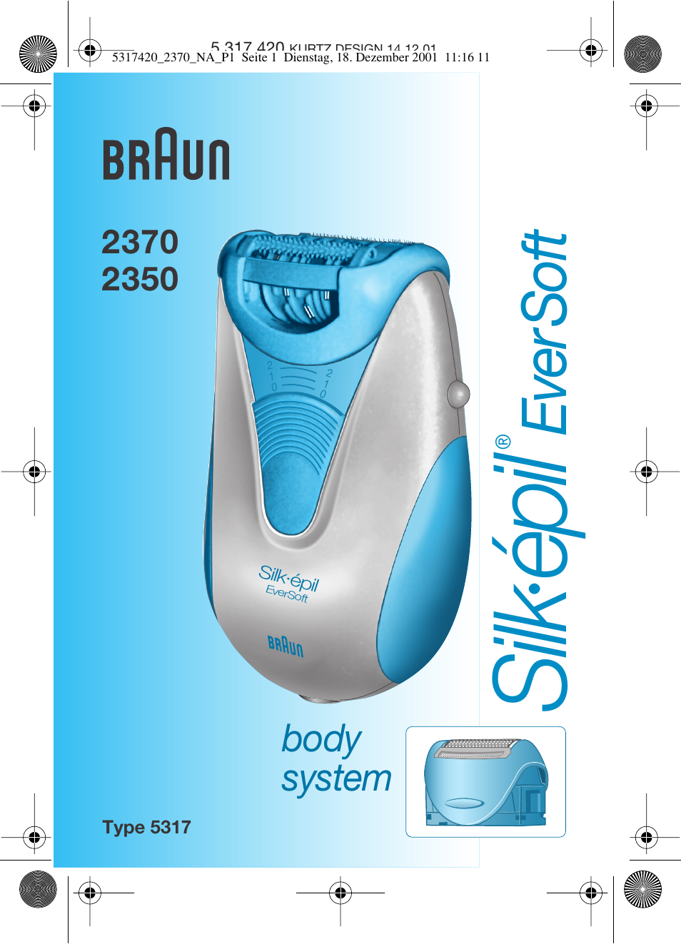 Braun 2370 User Manual | 26 pages