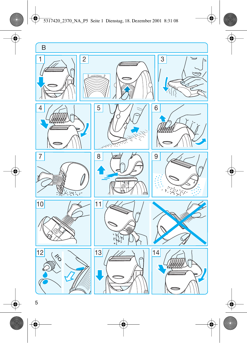 Braun 2370 User Manual | Page 5 / 26