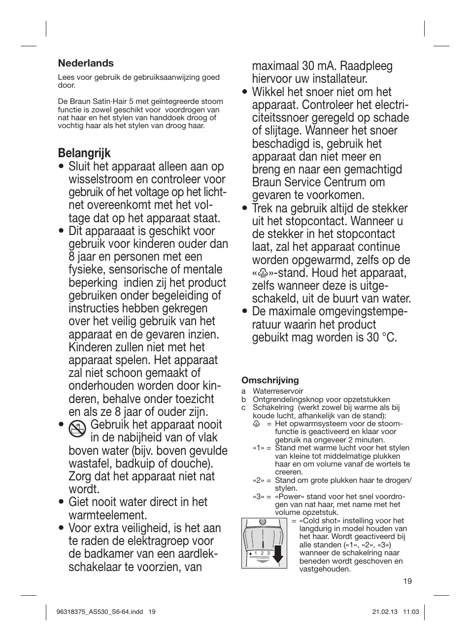 Braun Satin Hair 5 AS 530 User Manual | Page 18 / 59