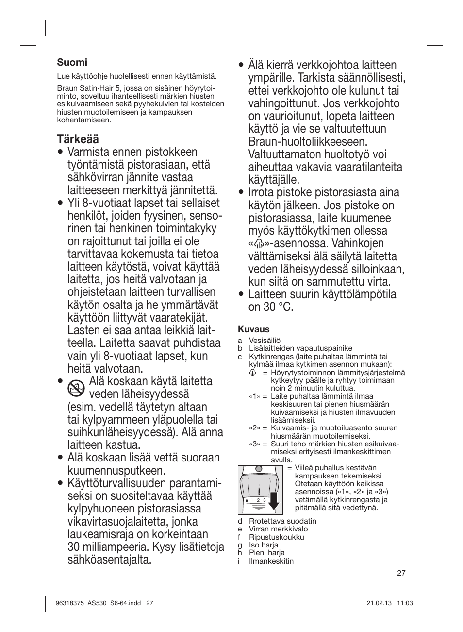 Braun Satin Hair 5 AS 530 User Manual | Page 26 / 59