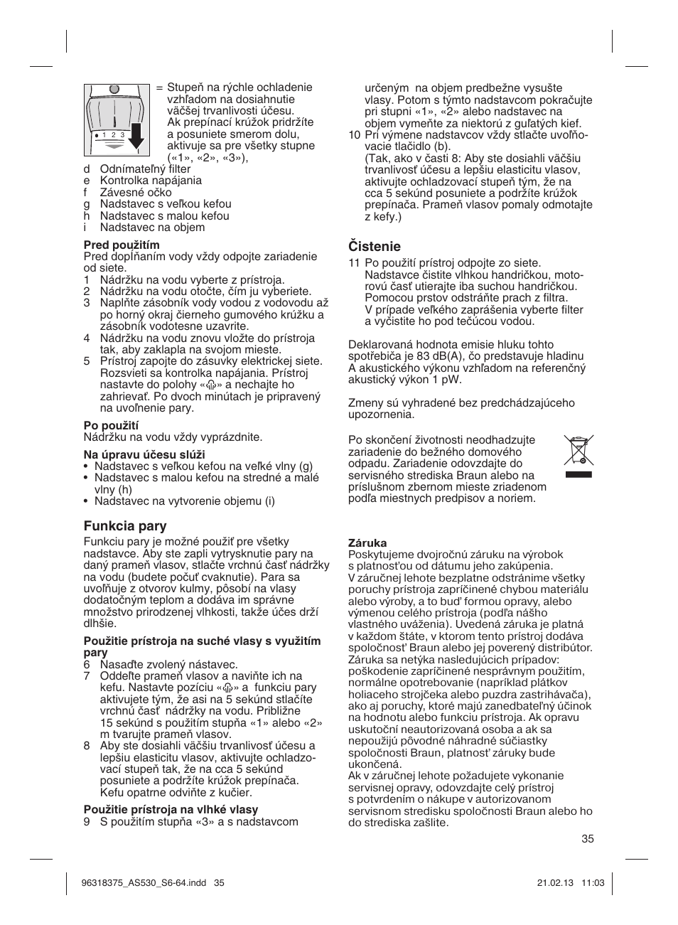 Braun Satin Hair 5 AS 530 User Manual | Page 34 / 59