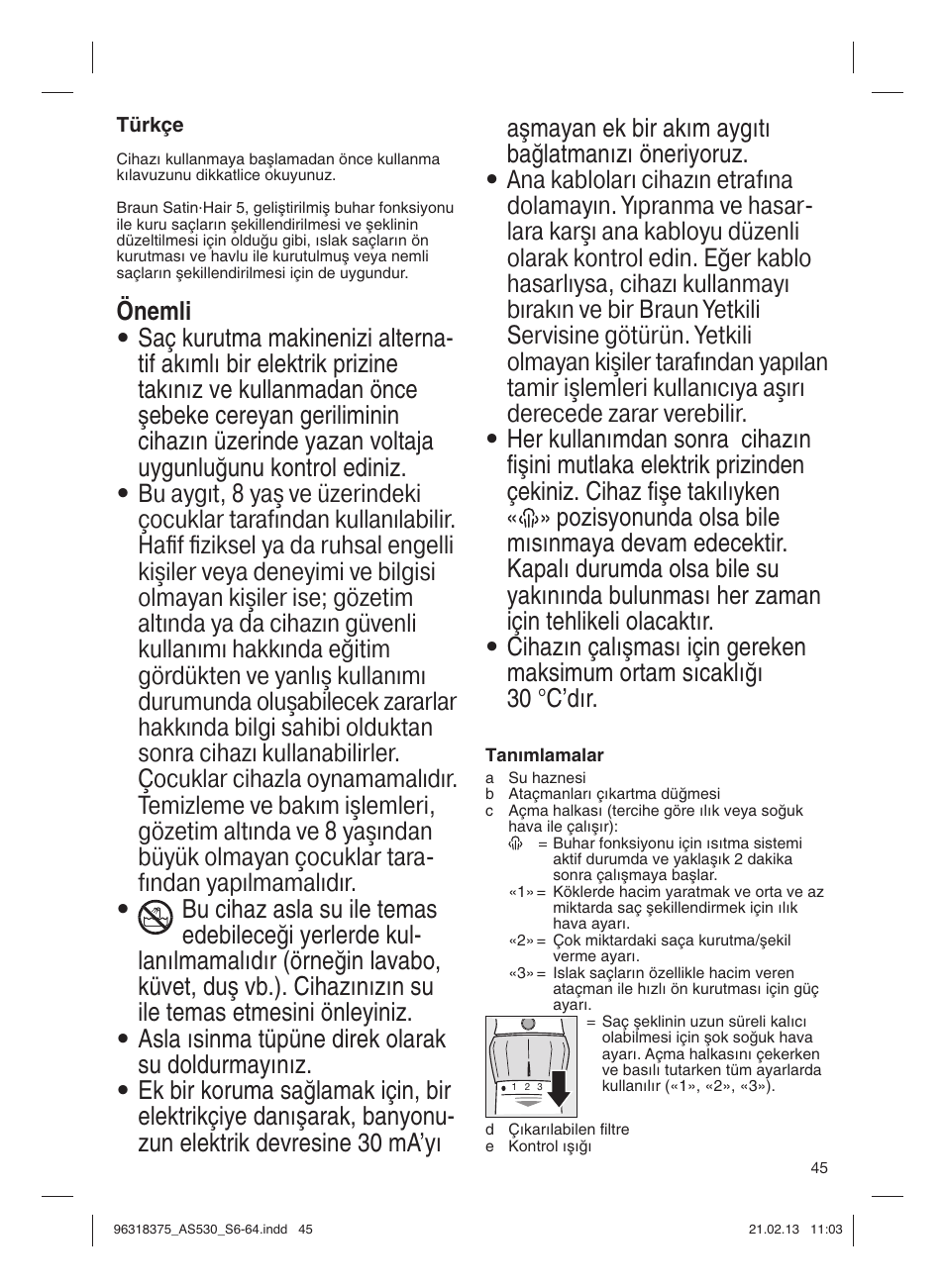 Braun Satin Hair 5 AS 530 User Manual | Page 44 / 59