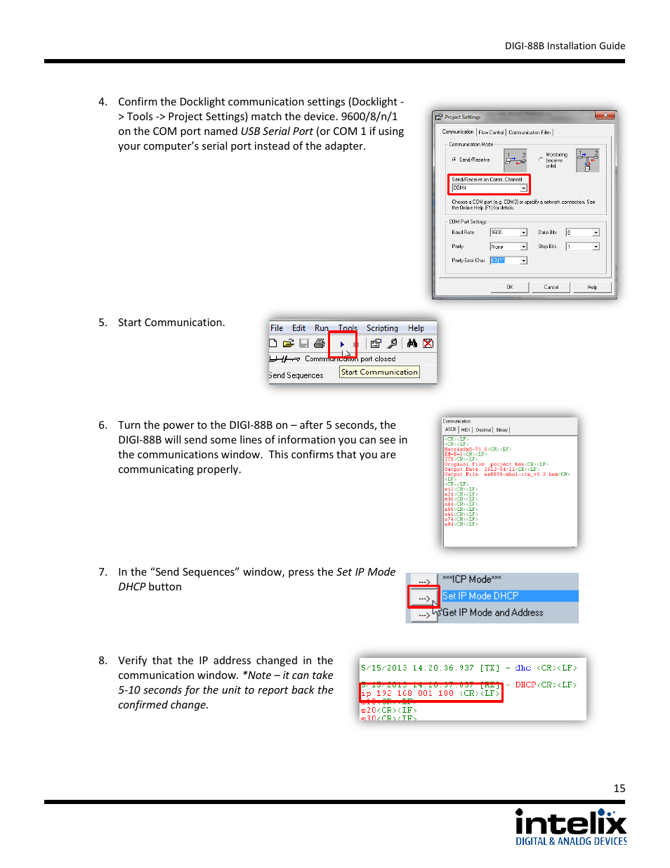 Intelix DIGI-88B User Manual | Page 15 / 32