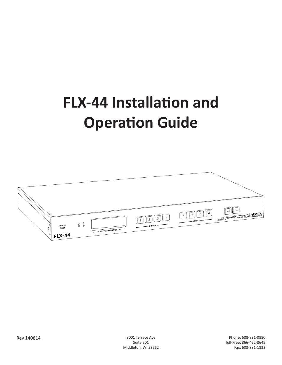 Intelix FLX-44 User Manual | 32 pages