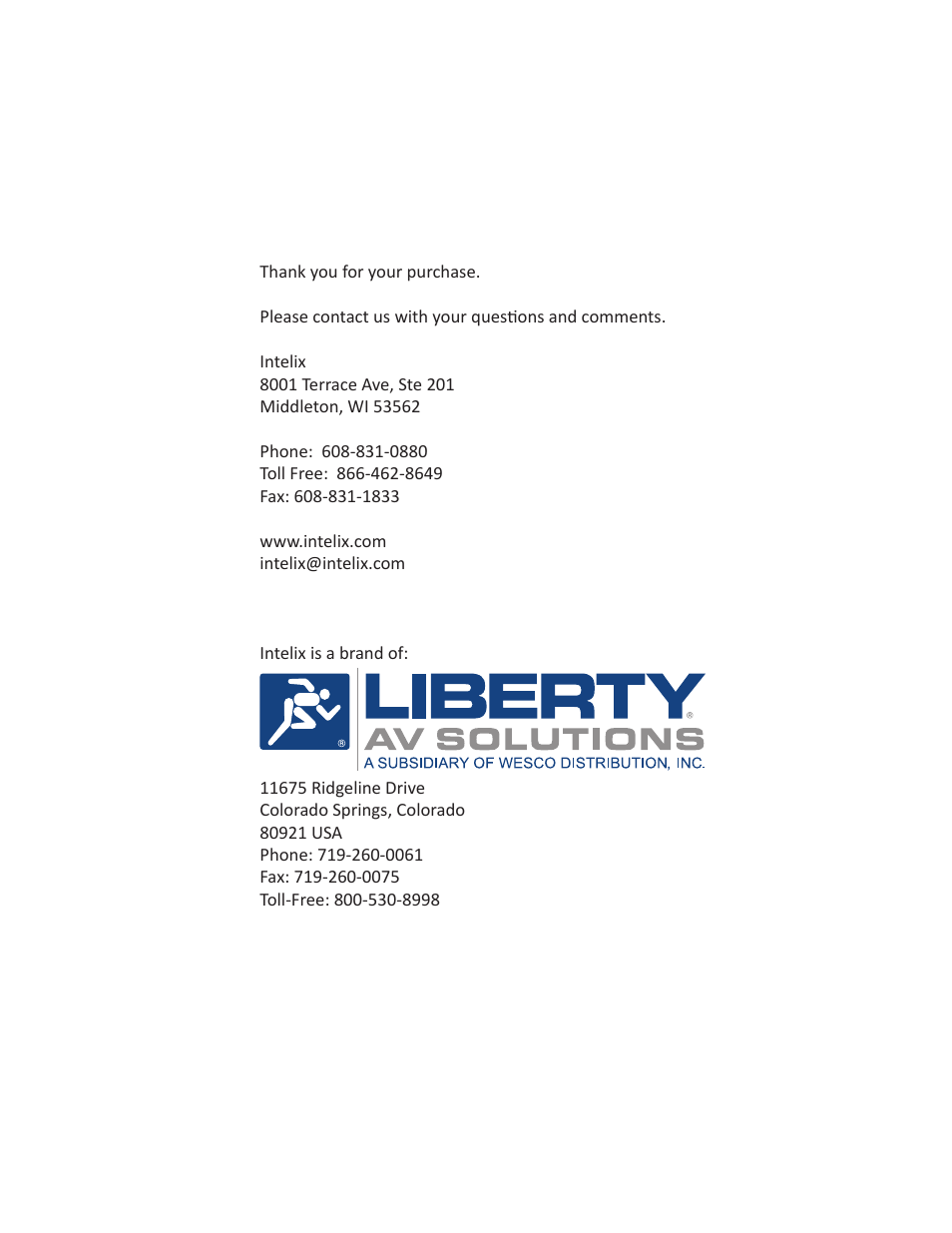 Intelix FLX-44 User Manual | Page 32 / 32