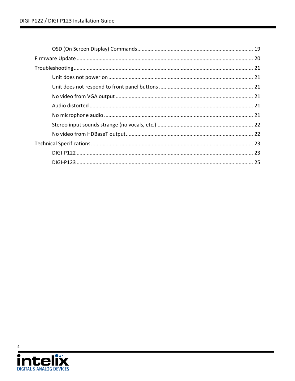 Intelix DIGI-P122 User Manual | Page 4 / 28
