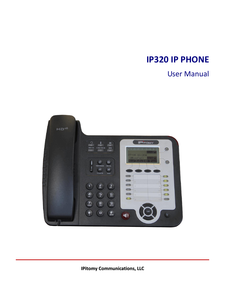 IPitomy IP320 User Manual User Manual | 33 pages