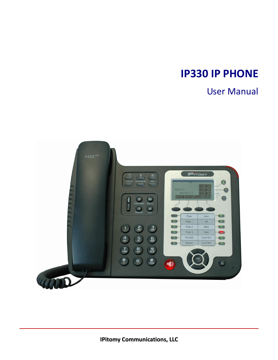 IPitomy IP330 User Manual User Manual | 33 pages