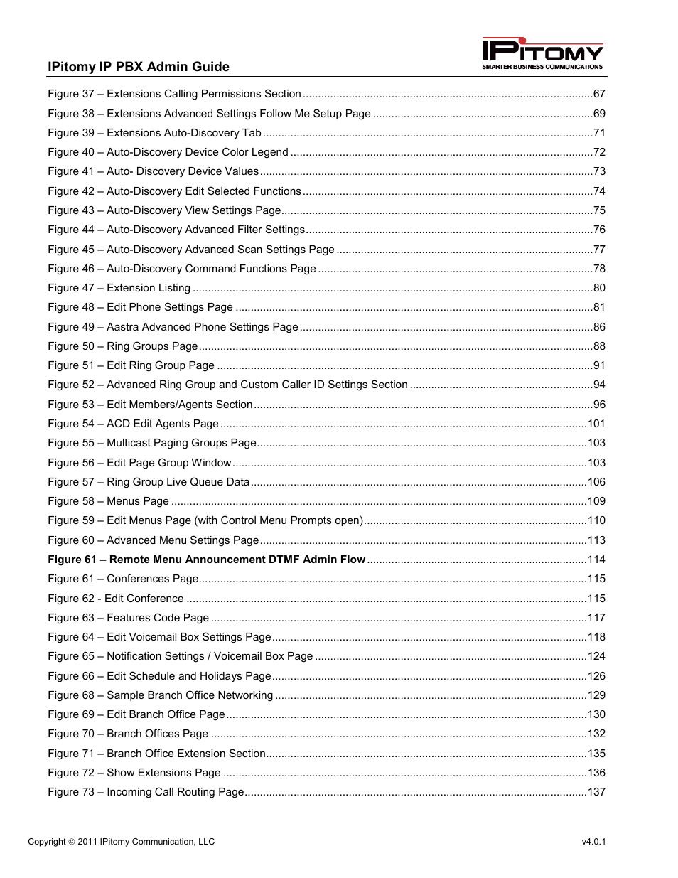 IPitomy IP1100+ PBX Administrator Guide User Manual | Page 12 / 259