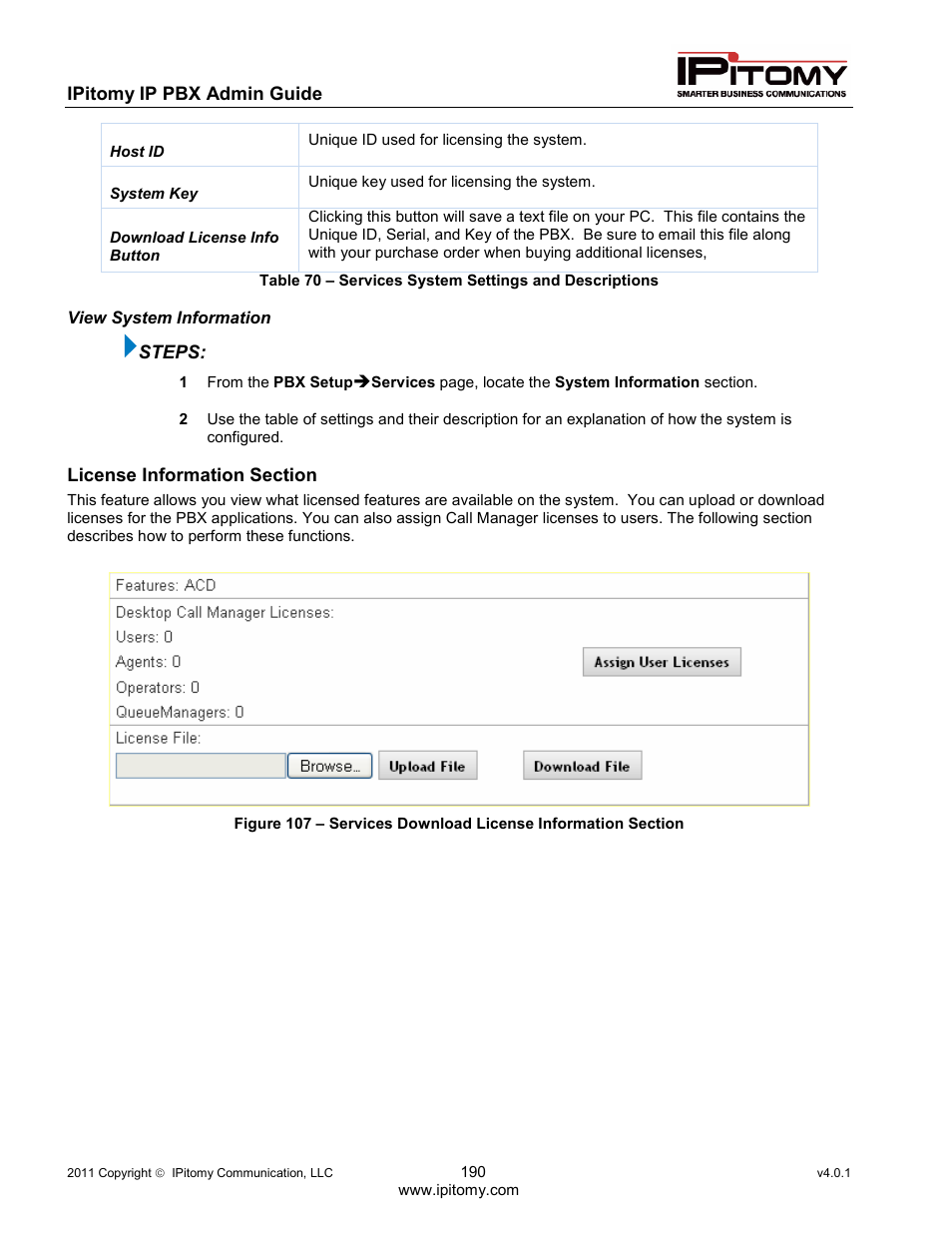 IPitomy IP1100+ PBX Administrator Guide User Manual | Page 208 / 259