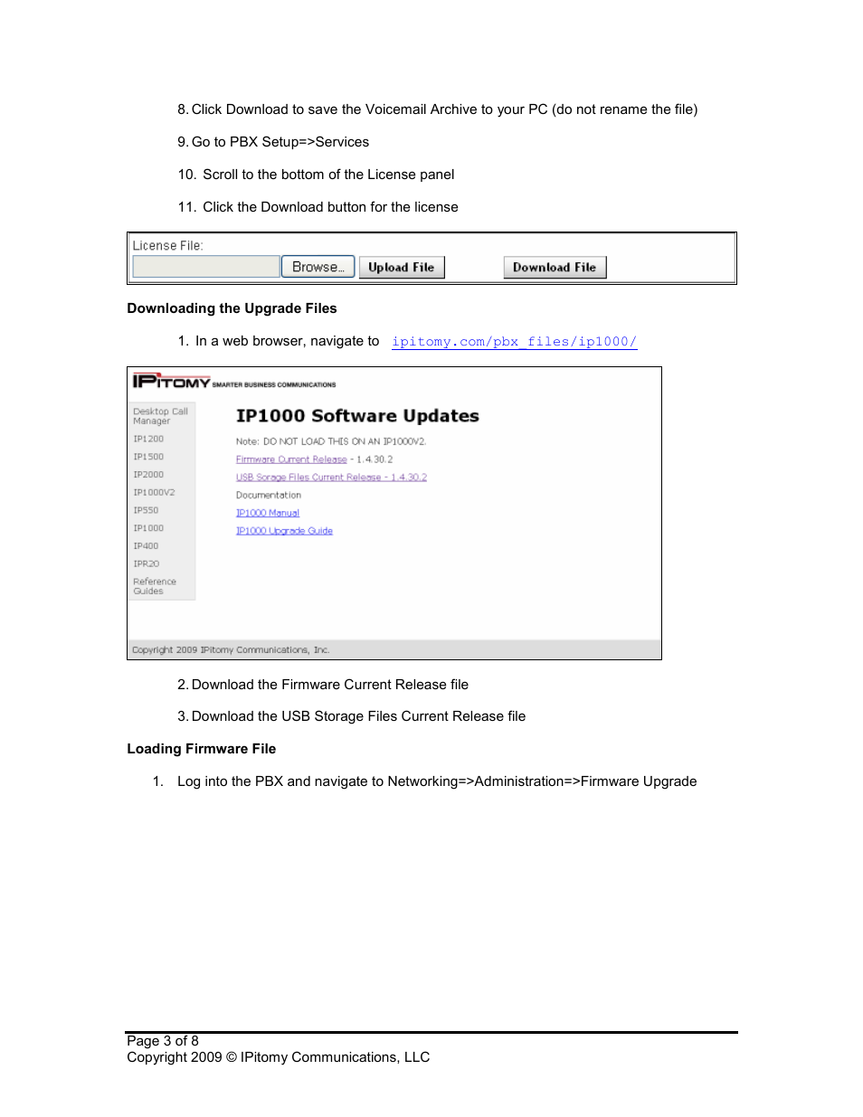 IPitomy IP1000 Upgrade Guide User Manual | Page 3 / 8