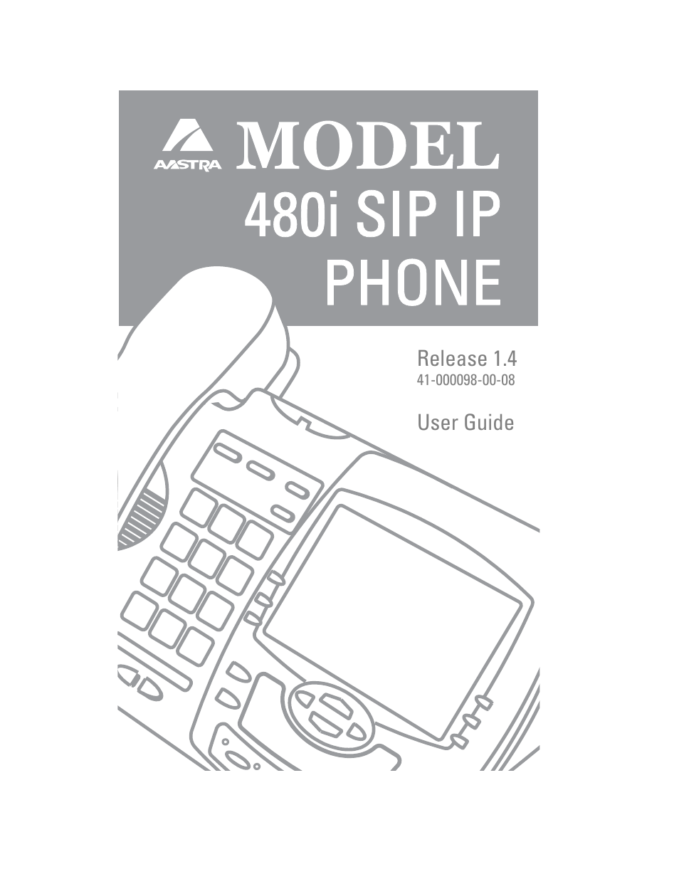 Aastra Telecom 480i SIP (Release 1.4) User Manual | 51 pages