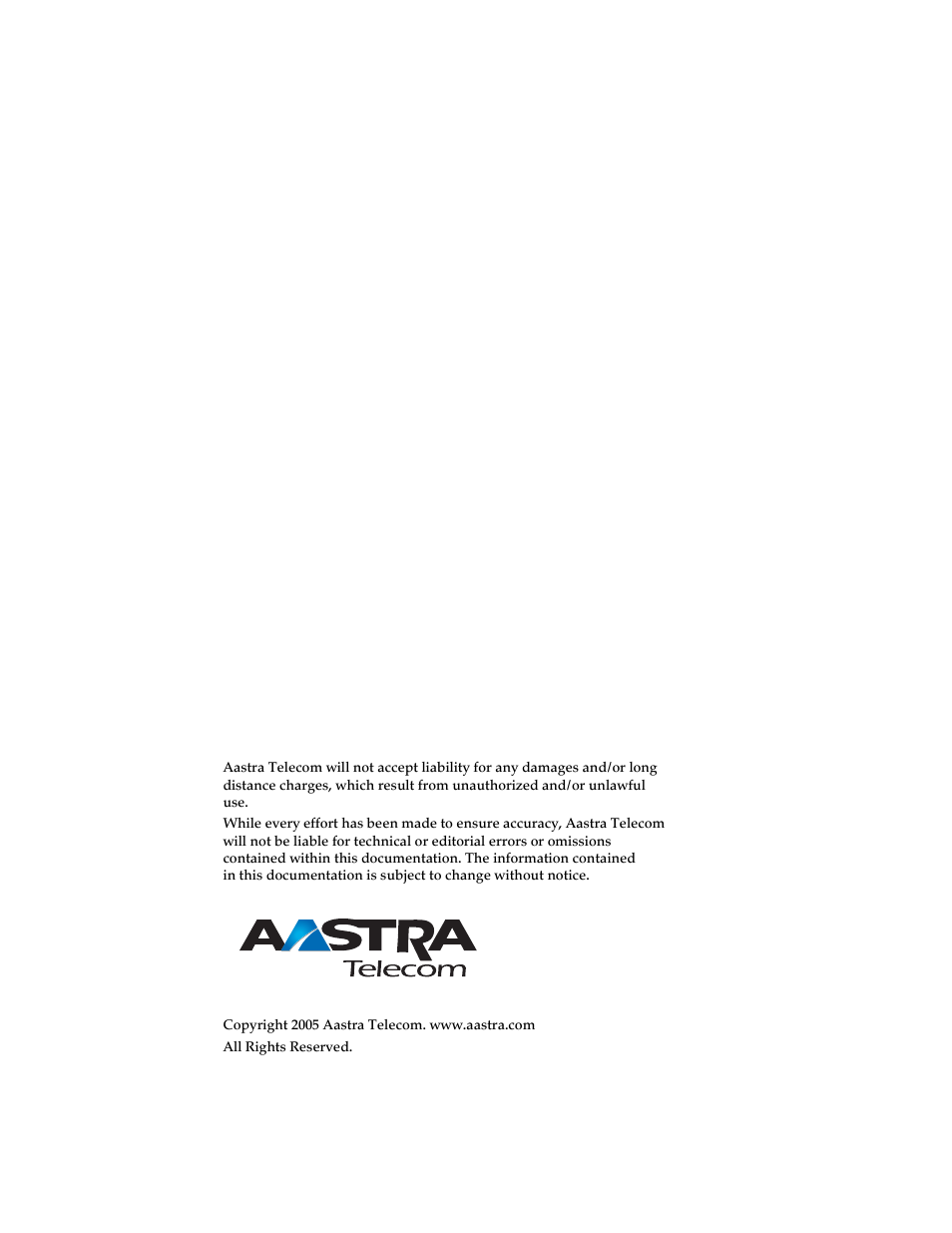 Aastra Telecom 480i SIP (Release 1.4) User Manual | Page 2 / 51