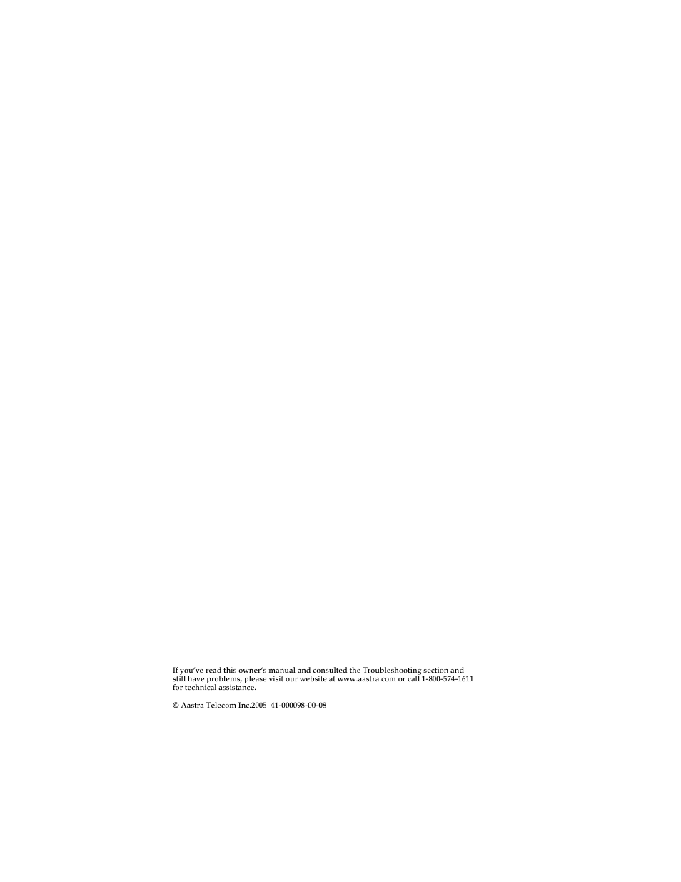 Aastra Telecom 480i SIP (Release 1.4) User Manual | Page 51 / 51