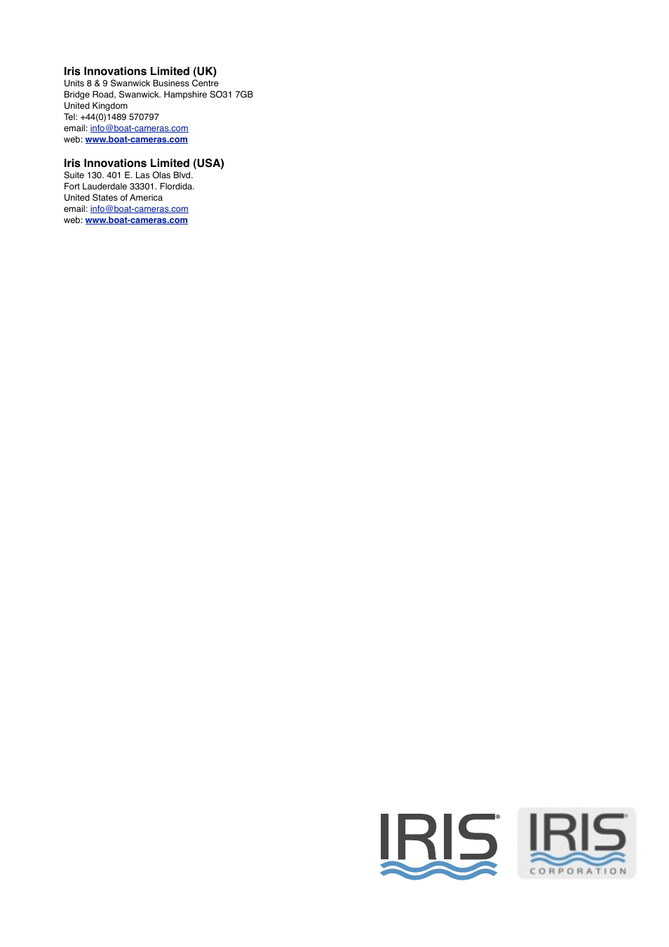I.R.I.S. 316 User Manual | Page 16 / 16