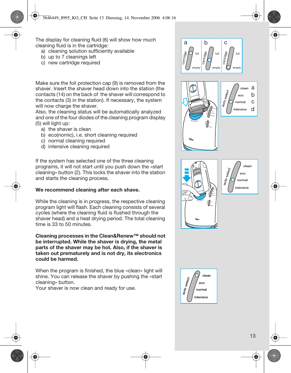 Ab c, Ab c d | Braun 5646 User Manual | Page 13 / 25