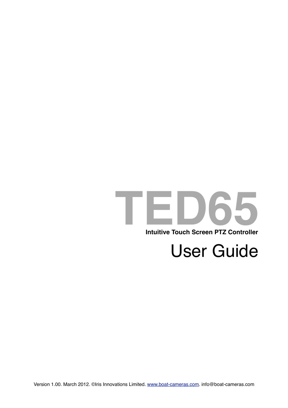 I.R.I.S. 565 User Manual | 22 pages