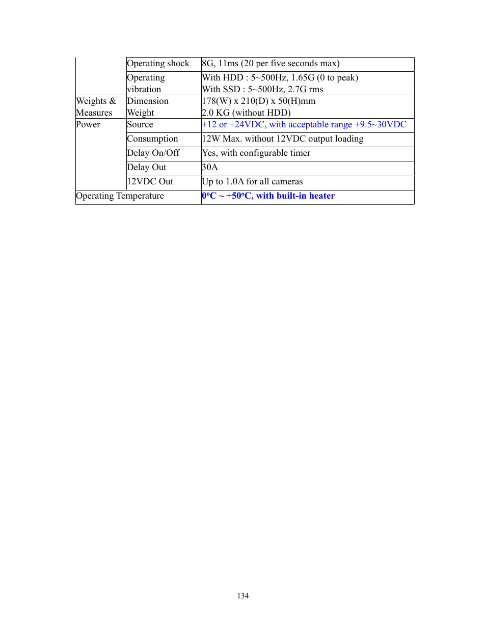 I.R.I.S. 808 Digital Video Recorder User Manual | Page 134 / 147