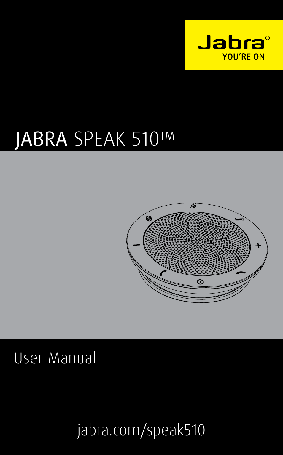 Jabra speak 510 User Manual | 22 pages