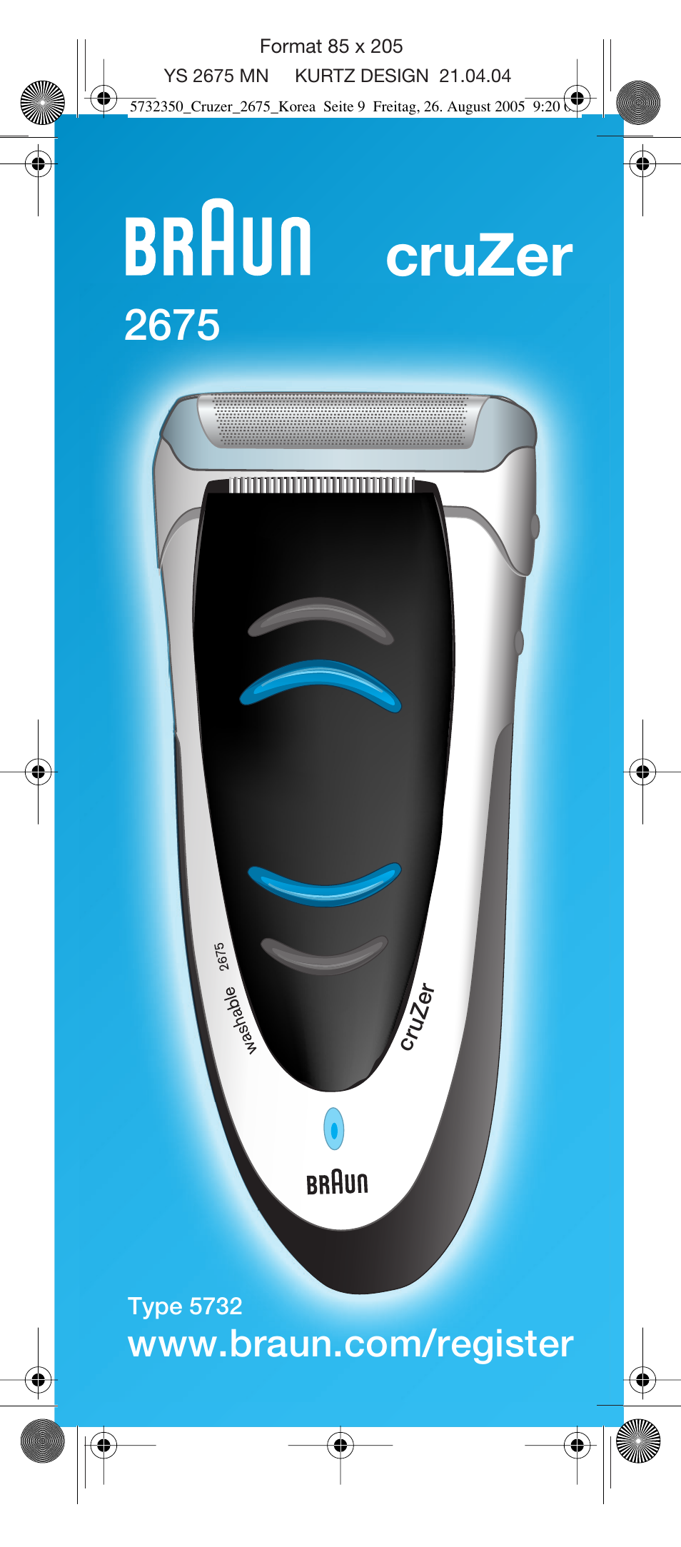 Braun Cruzer 2675 User Manual | 8 pages